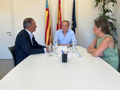 José Luis Aguirre es reuneix amb el president de la CEV